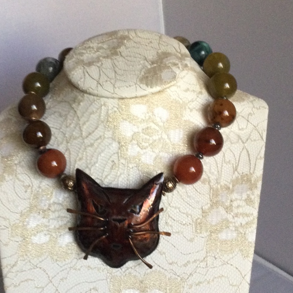 Beautiful natural stone necklace